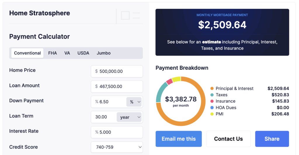 Goalee Calculator Screenshot