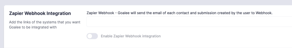 Goalee Zapier Integration