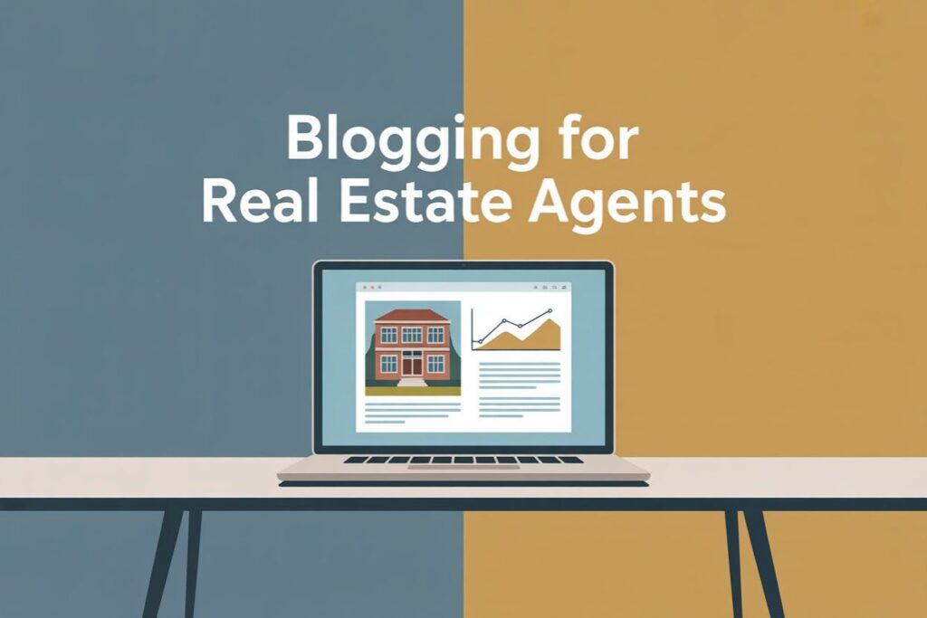 Featured image for article about realtor blogging