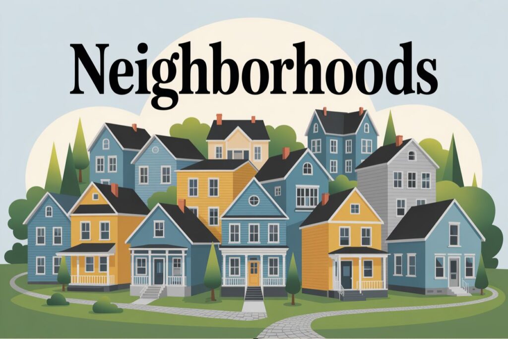 Neighborhood blog content for realtors