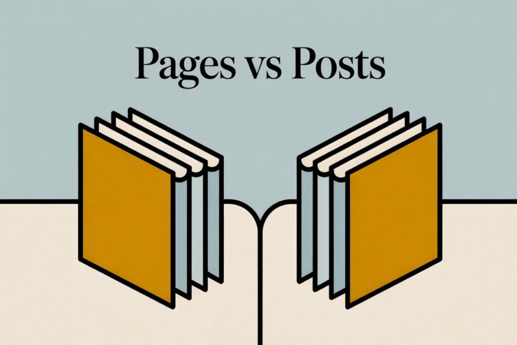 Pages vs Posts for realtor blogging